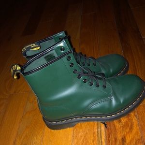 Green Doc Martens